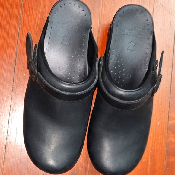 BUNDLE Clarks Black Mules with Buckle  And DANSKOL Clogs - Picture 3 of 6